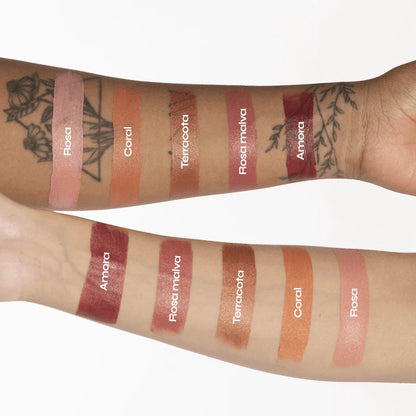 Bastão 3 em 1, Blush Batom e Sombra FPS 95 – Ollie