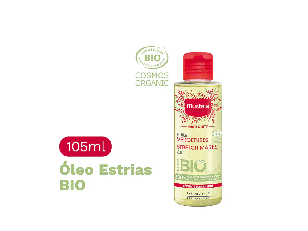 Kit Maternité, Creme Estrias 250 ml + Óleo Estrias 105 ml – Mustela