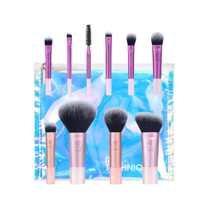 Kit de 10 Pincéis Mini Travel Fantasy – Real Techniques