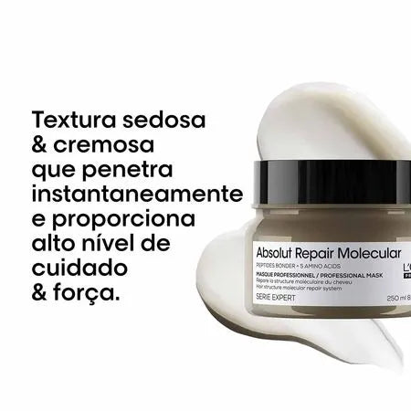 Máscara Absolut Repair Molecular 75ml – L’Oréal Professionnel