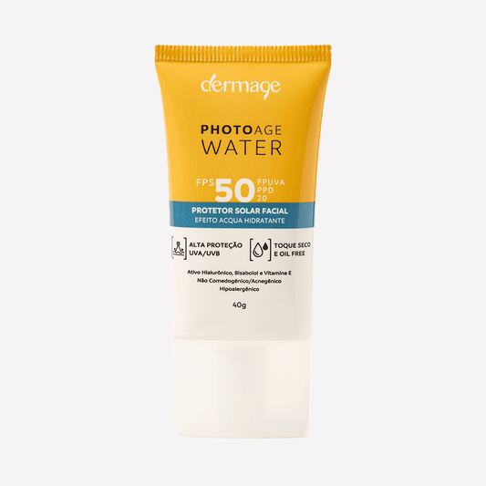 Protetor Solar Facial Photoage Water FPS 50 40g – Dermage
