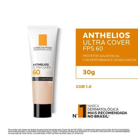 Anthelios Ultra Cover FPS60 – Protetor Solar Facial com Cor – La Roche-Posay