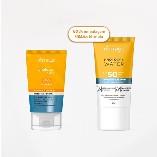 Protetor Solar Facial Photoage Water FPS 50 40g – Dermage